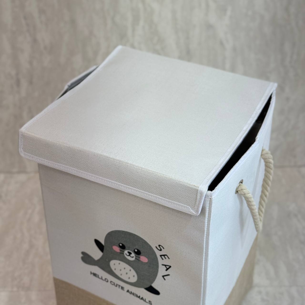  باکس لاندری تاشو طرح حیوانات 