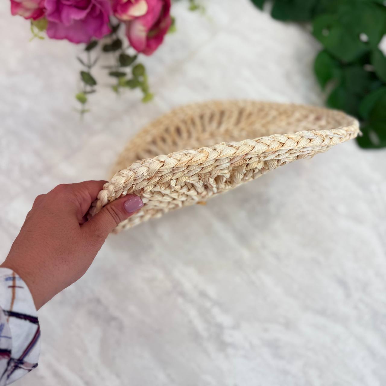  زیر بشقابی حصیری کد ۵۶۶ 