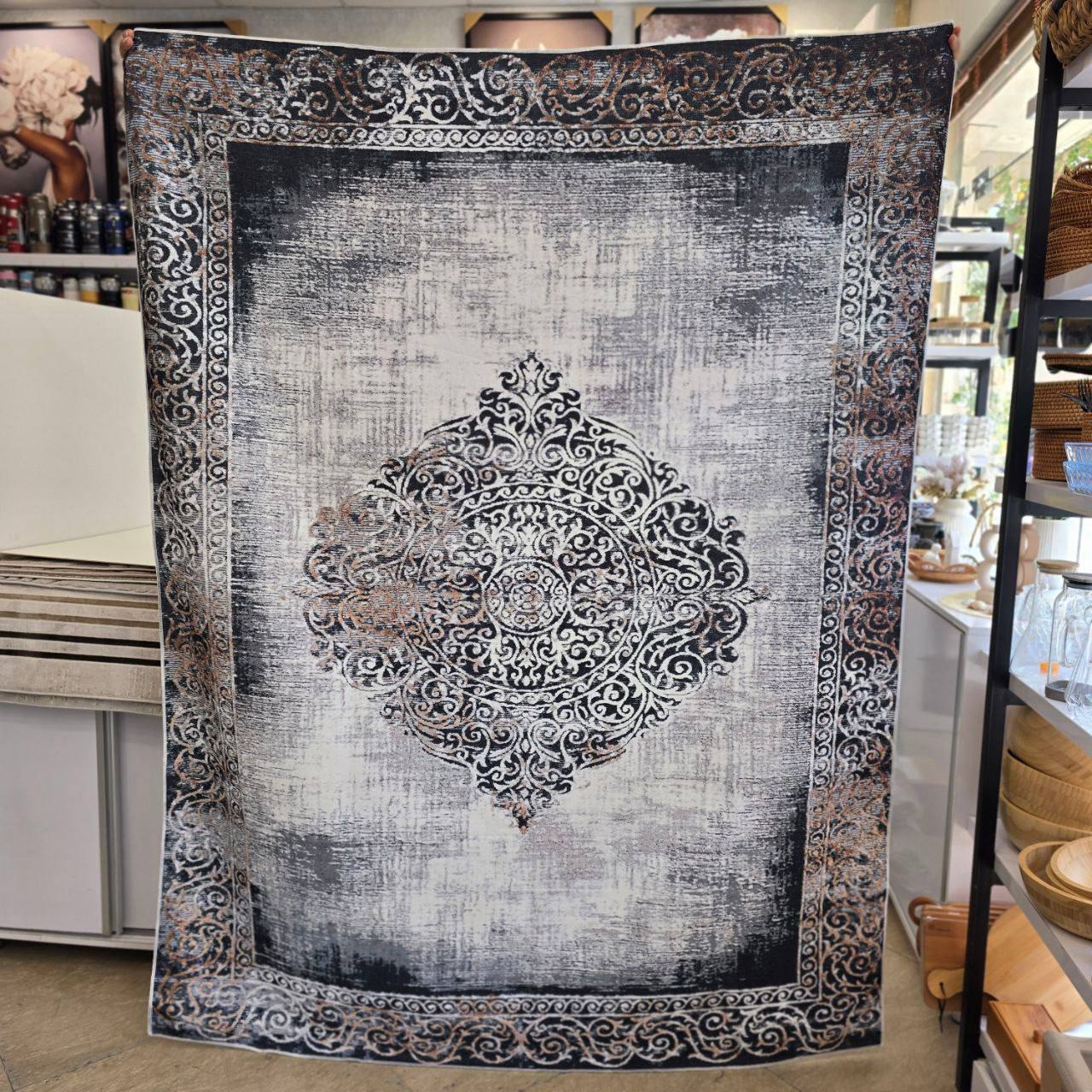  زیر سفره ای طرح پتینه طوسی (۲×۱/۵) 