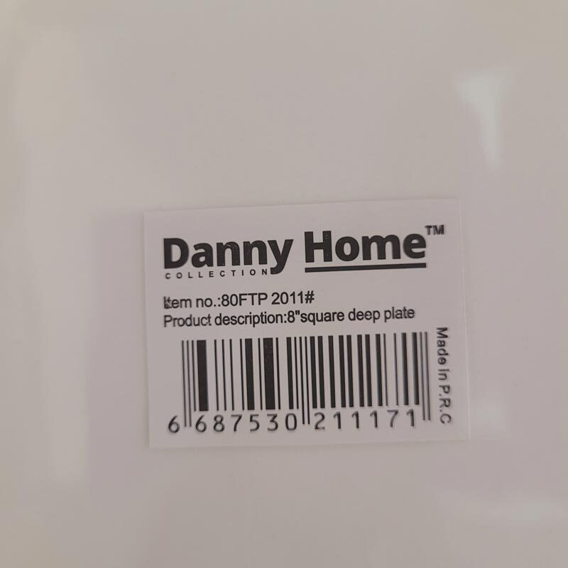  بشقاب گود چینی طرح گل آبی (Danny Home) 