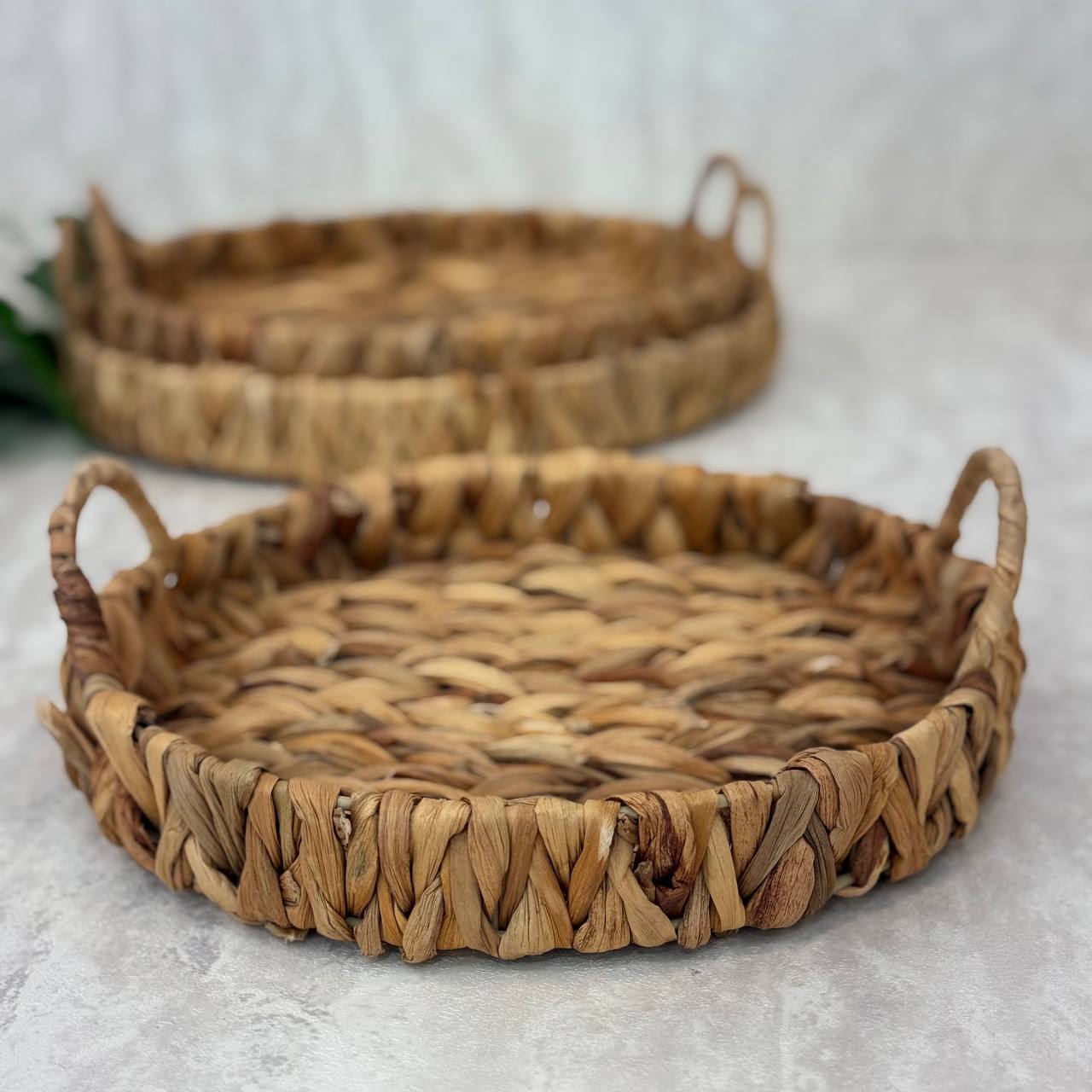  سینی حصیری گرد (سه سایز) 