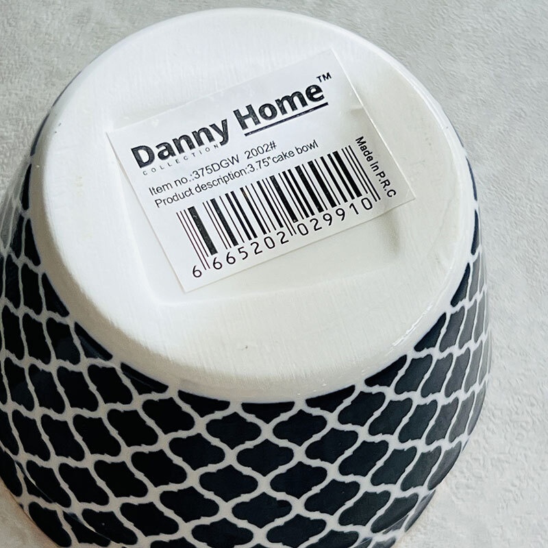  کاسه مخروطی چینی طرح گل زرد Danny Home 