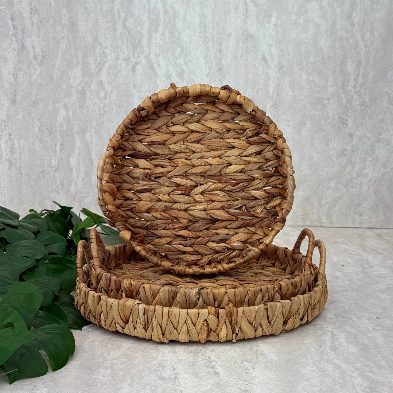  سینی حصیری گرد (سه سایز) 