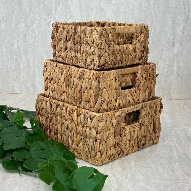 باکس حصیری مربعی (سه سایز)