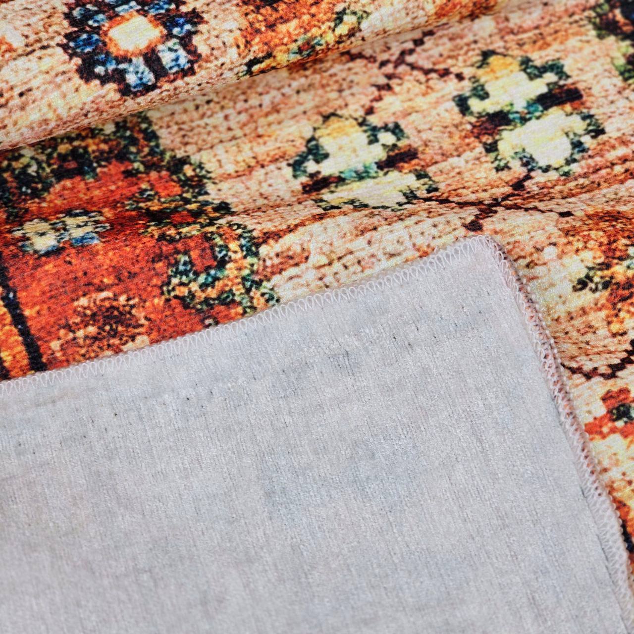  زیر سفره ای طرح زمینه کرم (۲×۱/۵) 