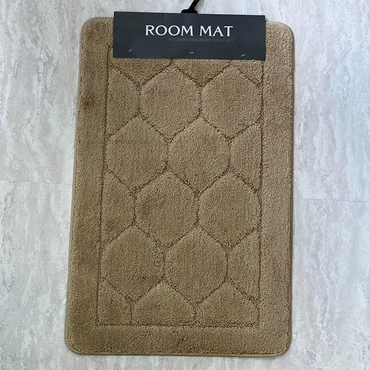 پادری تافتینگ طرح کرمی لوزی ROOM MAT (سایز ۸۰×۵۰)