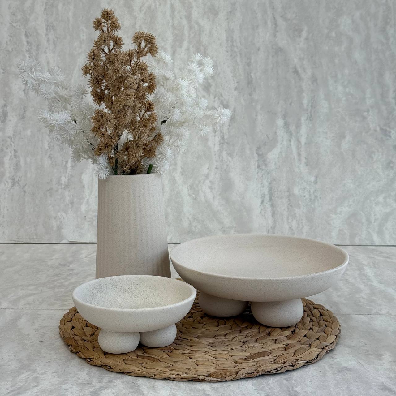 photo_5774065818865355761_y ظرف سه پایه دفرمه مات (دو سایز) - Image 1