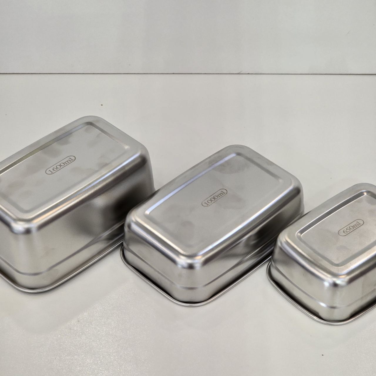 photo_5778364664516824162_y ظرف نگهدارنده استیل سه سایز Korkmaz - Image 5