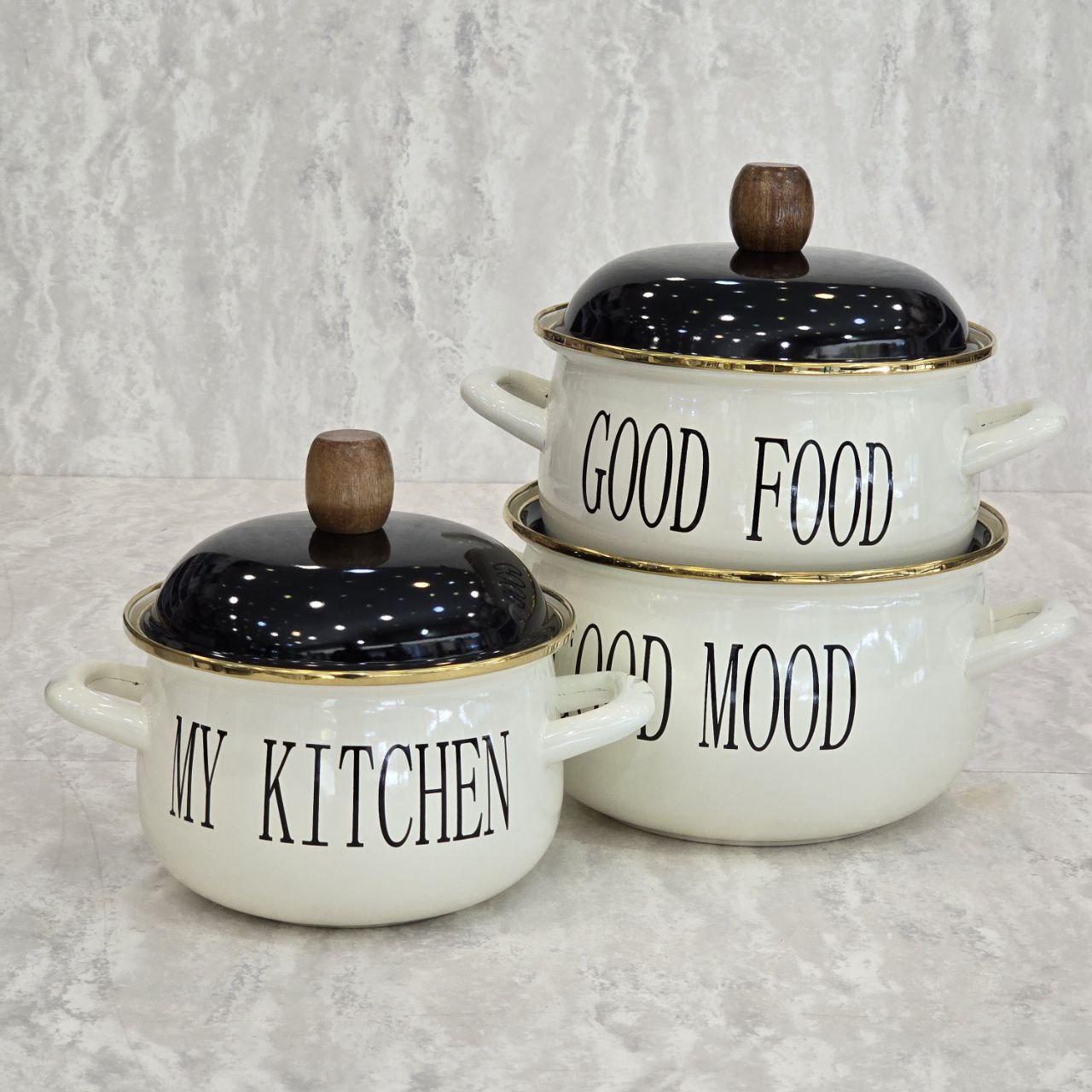 photo_5845845807692106095_y ست قابلمه لعابی - Image 5