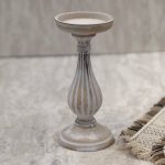 جا شمعی چوبی پتینه دو سایز - Image 2