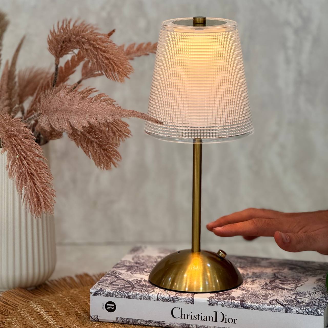 photo_5907008482744321951_y آباژور لمسی مدل مشبک - Image 2