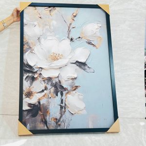 تابلو شاین شکوفه های برجسته (۷۰×۱۰۰)