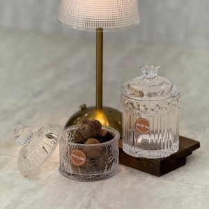 ظرف دردار بلوری (دو سایز)