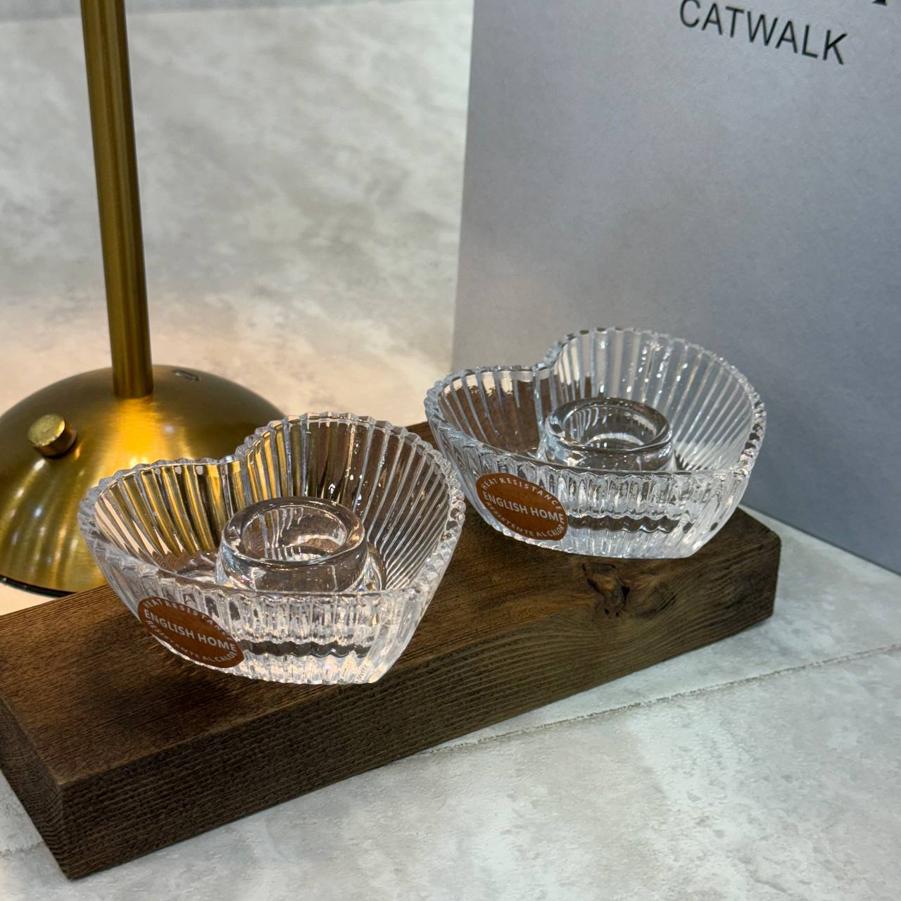 photo_5931681248793708969_y جا شمعی بلوری قلبی - Image 2