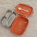 ظرف غذای داخل استیل طرح نیمرو - Image 8