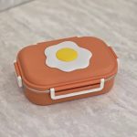 ظرف غذای داخل استیل طرح نیمرو - Image 2