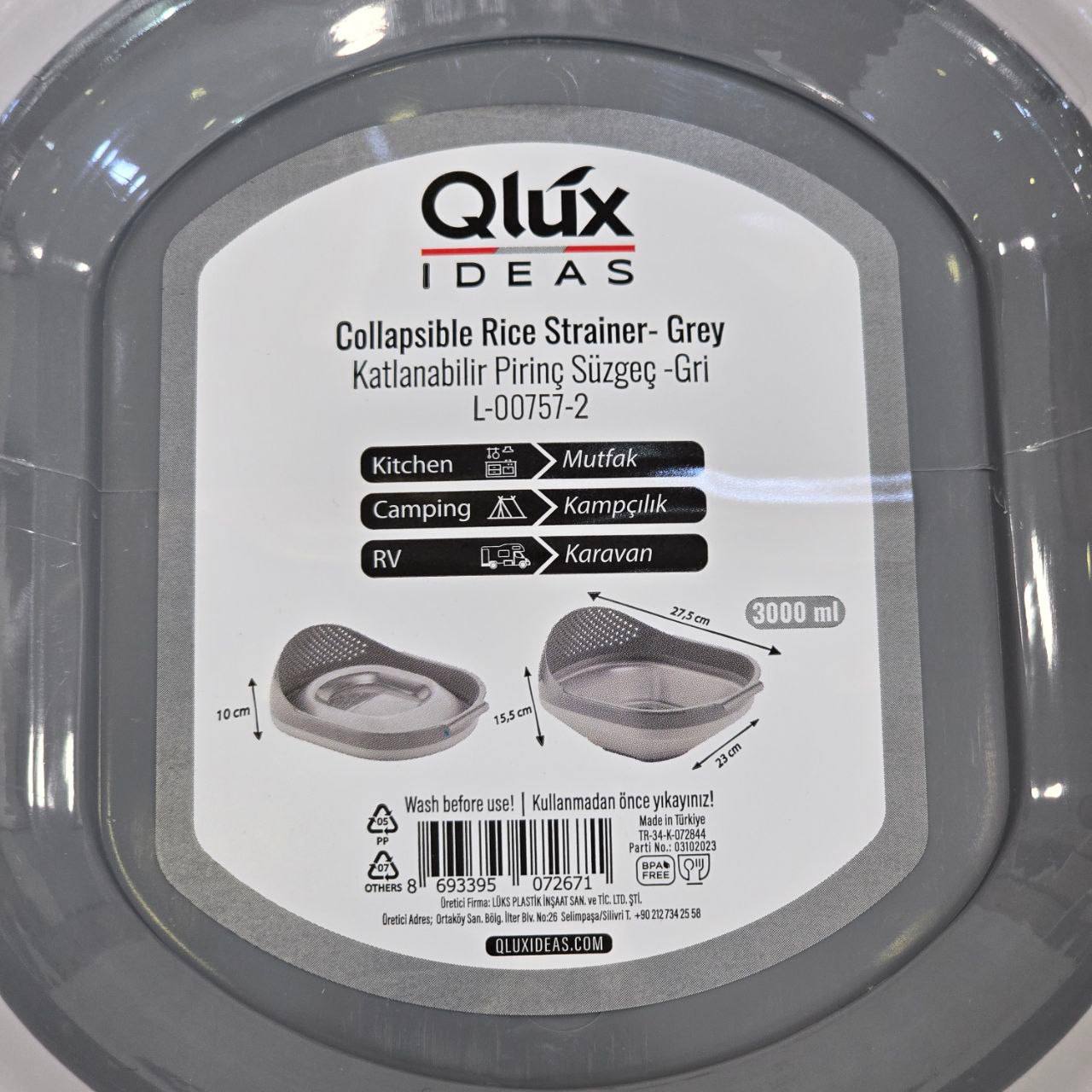 photo_5974147317026113512_y آبکش برنج تاشو سیلیکونی - Image 7