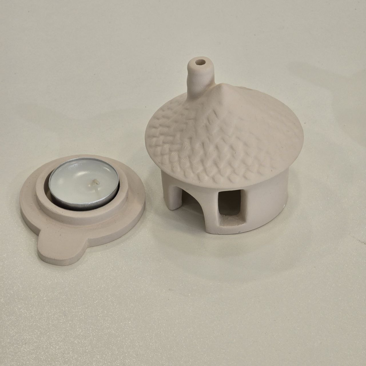 photo_6023720160269027221_y جا شمعی رزین کلبه - Image 2