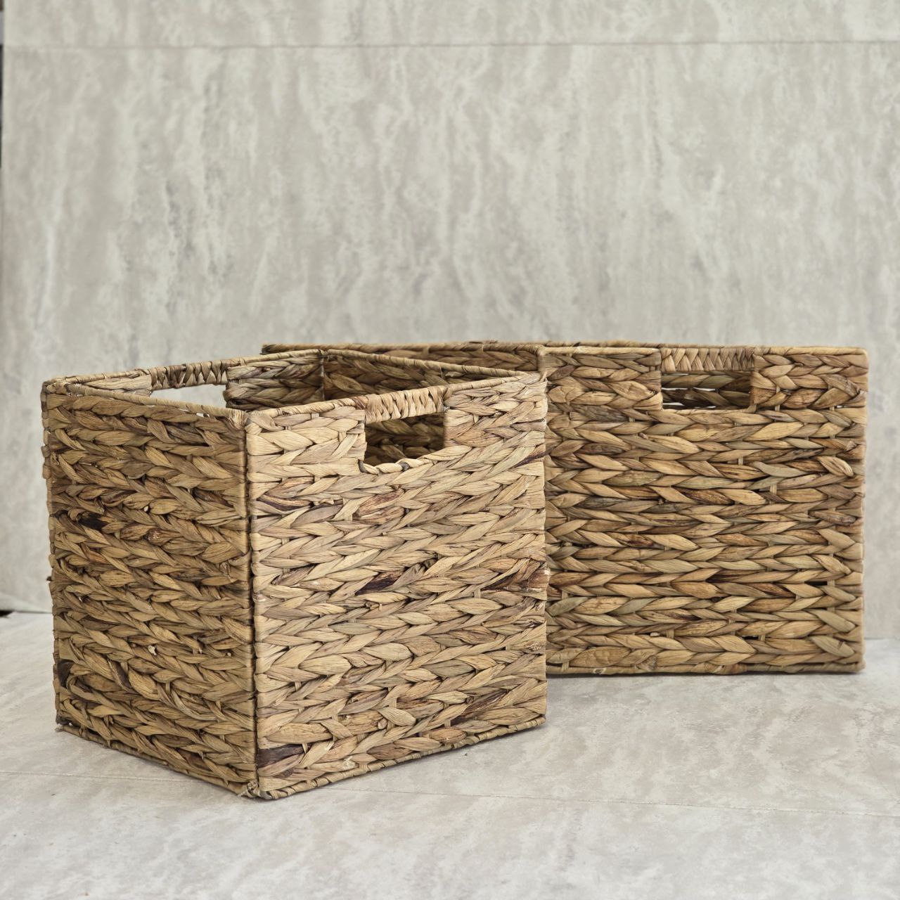 5922309350984715447 باکس نظمدهنده حصیری مربعی تاشو - Image 1