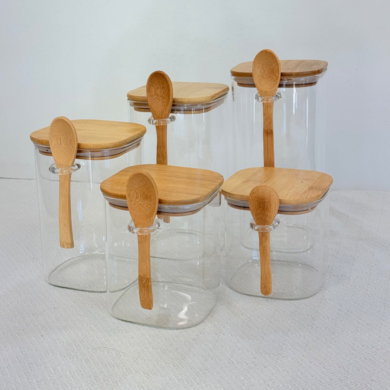 IMG_8701 بانکه پیرکس قاشق دار مربعی در بامبو - Image 1